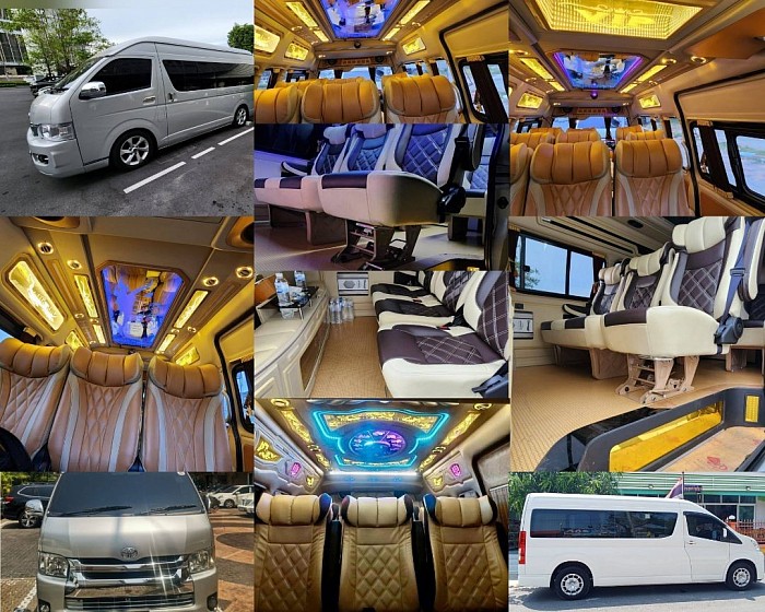 VIP van 10 seats, 13 seats, can charter a van for 24 hoursVIP van 10 seats, 13 seats, can charter a van for 24 hours